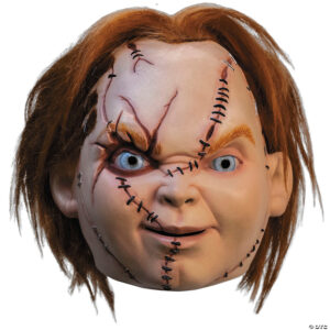 Curse of Chucky - Scarred Chucky Plastic Mask w/ Hair