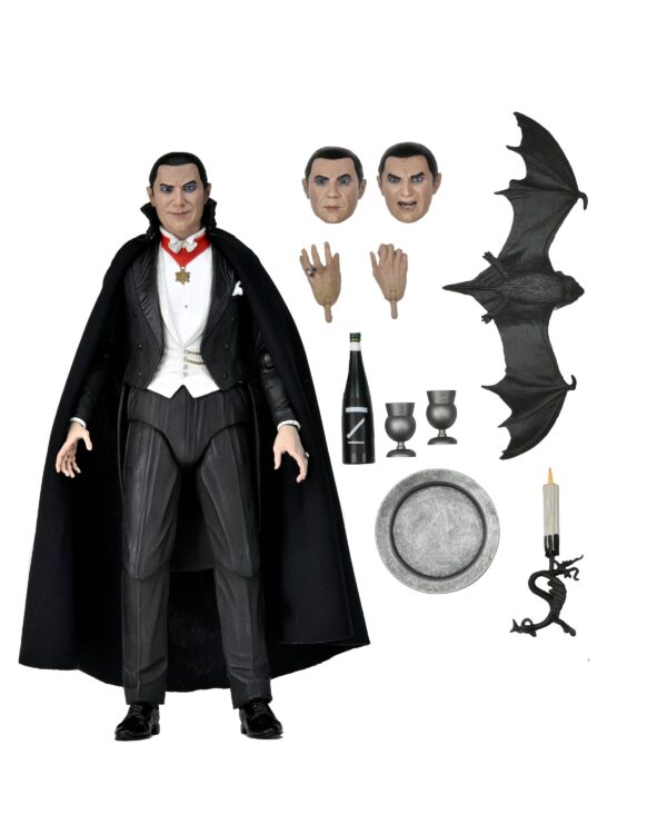UNIVERSAL MONSTERS - 7 IN SCALE ACTION FIGURE - ULTIMATE DRACULA (TRANSYLVANIA) NECA - Image 3