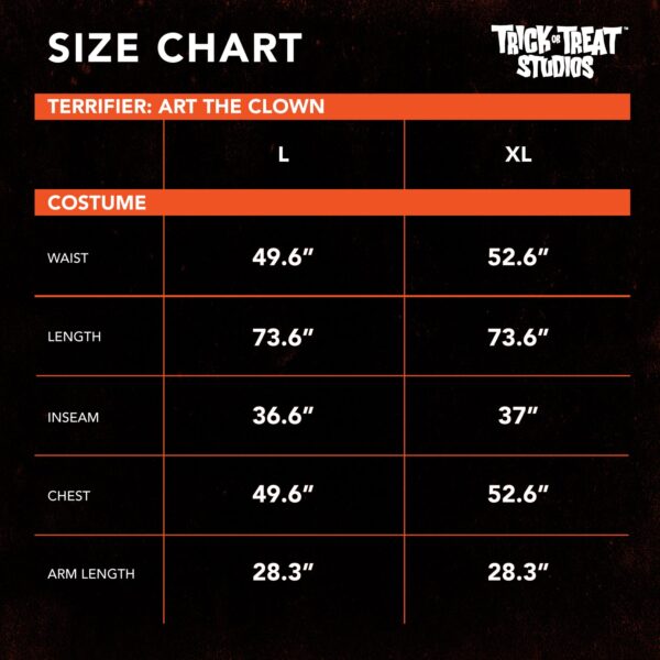 Art the Clown XL Costume - Image 2