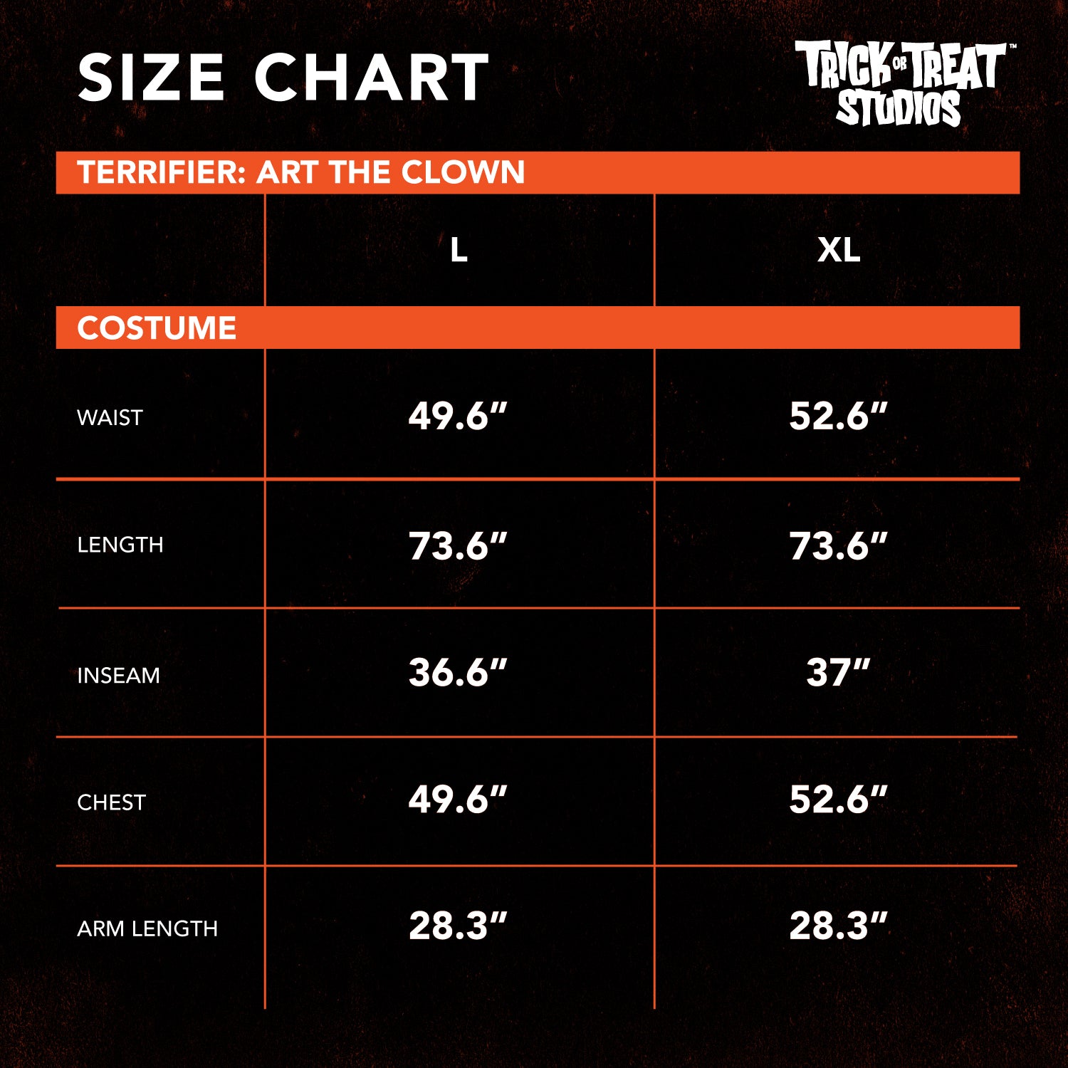 Art the Clown XL Costume - Image 2