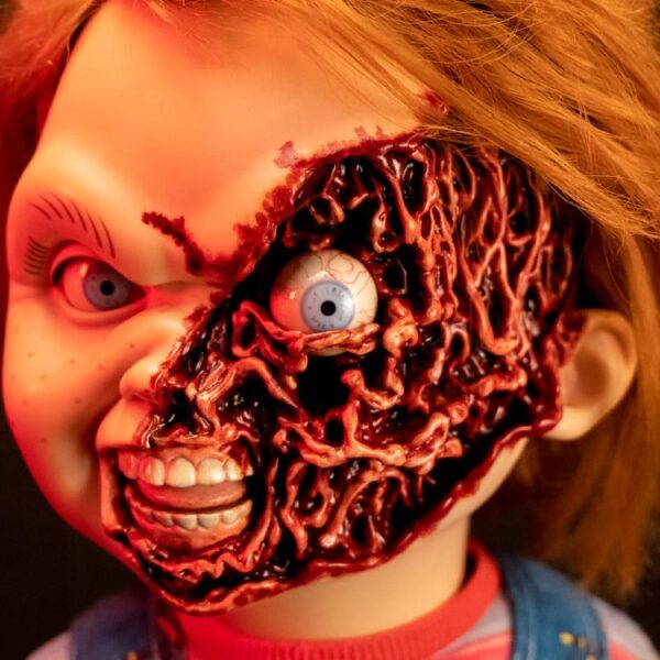Child's Play 3 Ultimate Chucky Pizza Face Head - Image 2